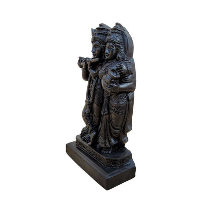 Black Radhakrishna Statue in Polymarble