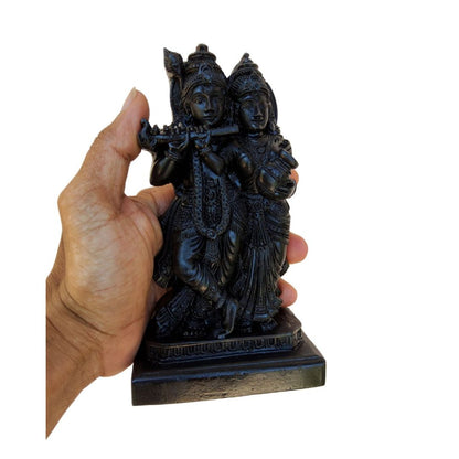 Black Radhakrishna Statue in Polymarble