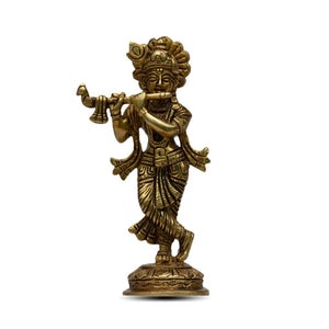 brass-krishna-murti