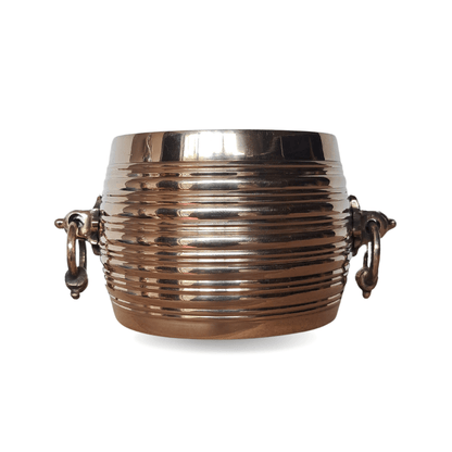 Kerala Brass Para for Home and Pooja Room - 3 Inch Diameter