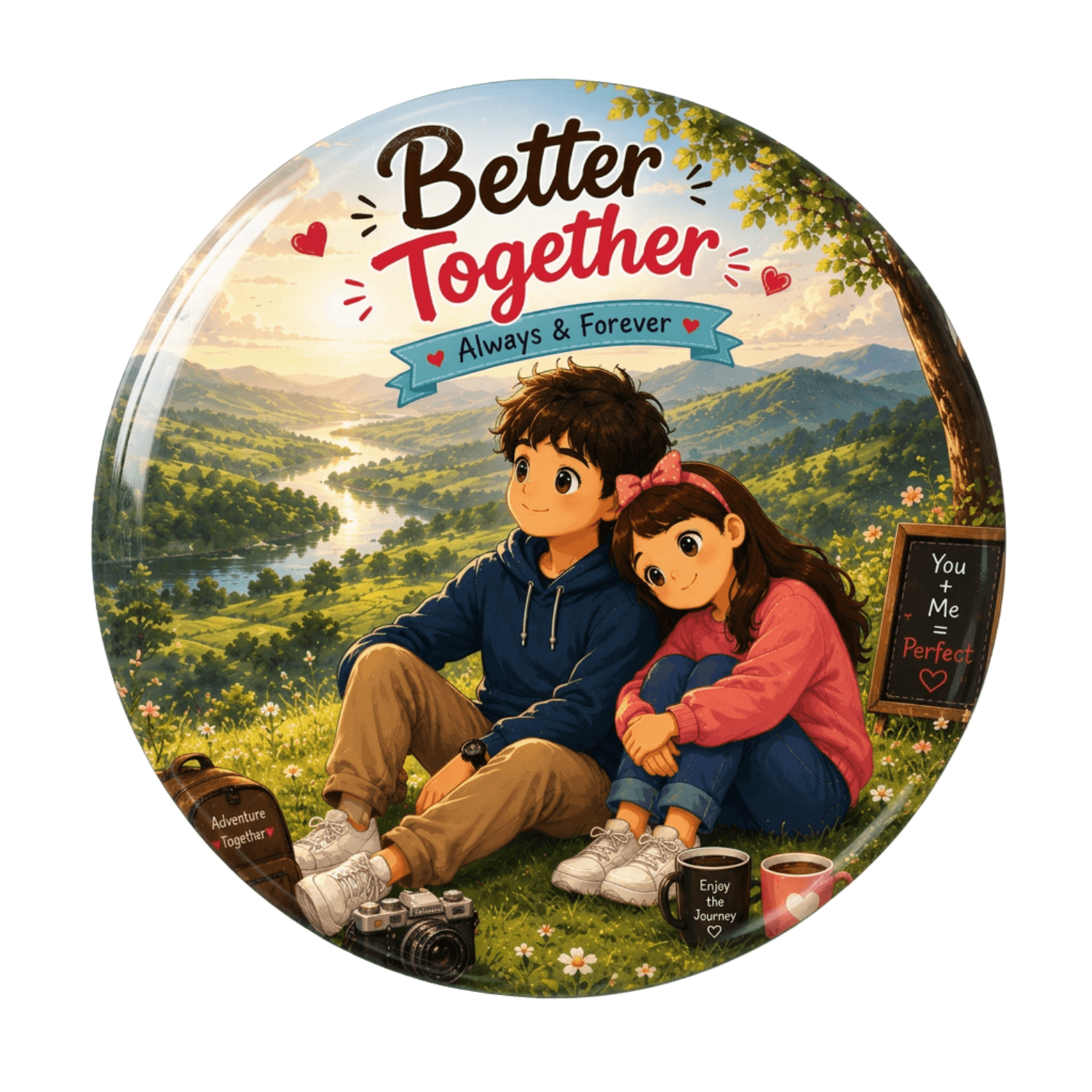 cute-couple-fridge-magnet-hill