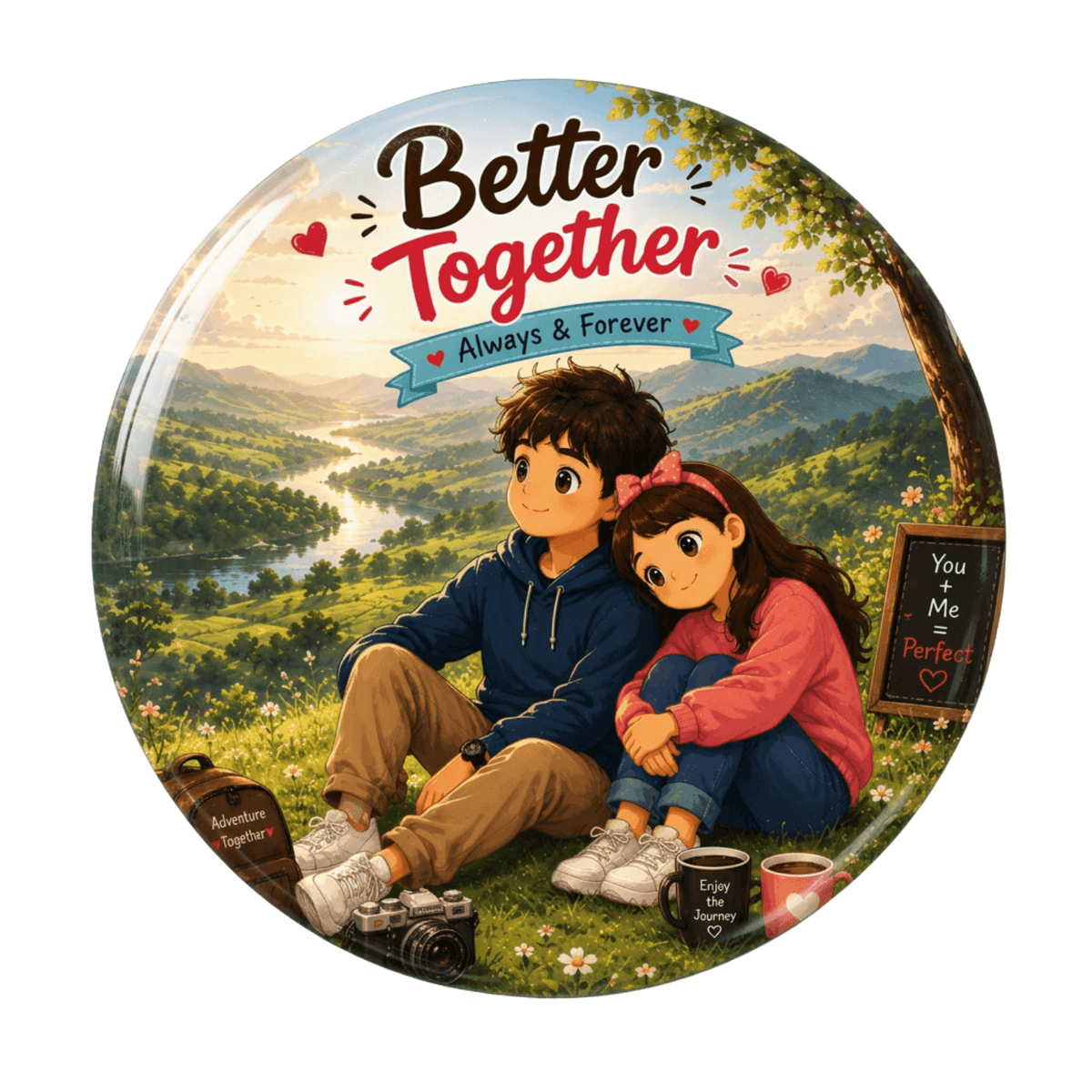 cute-couple-fridge-magnet-hill