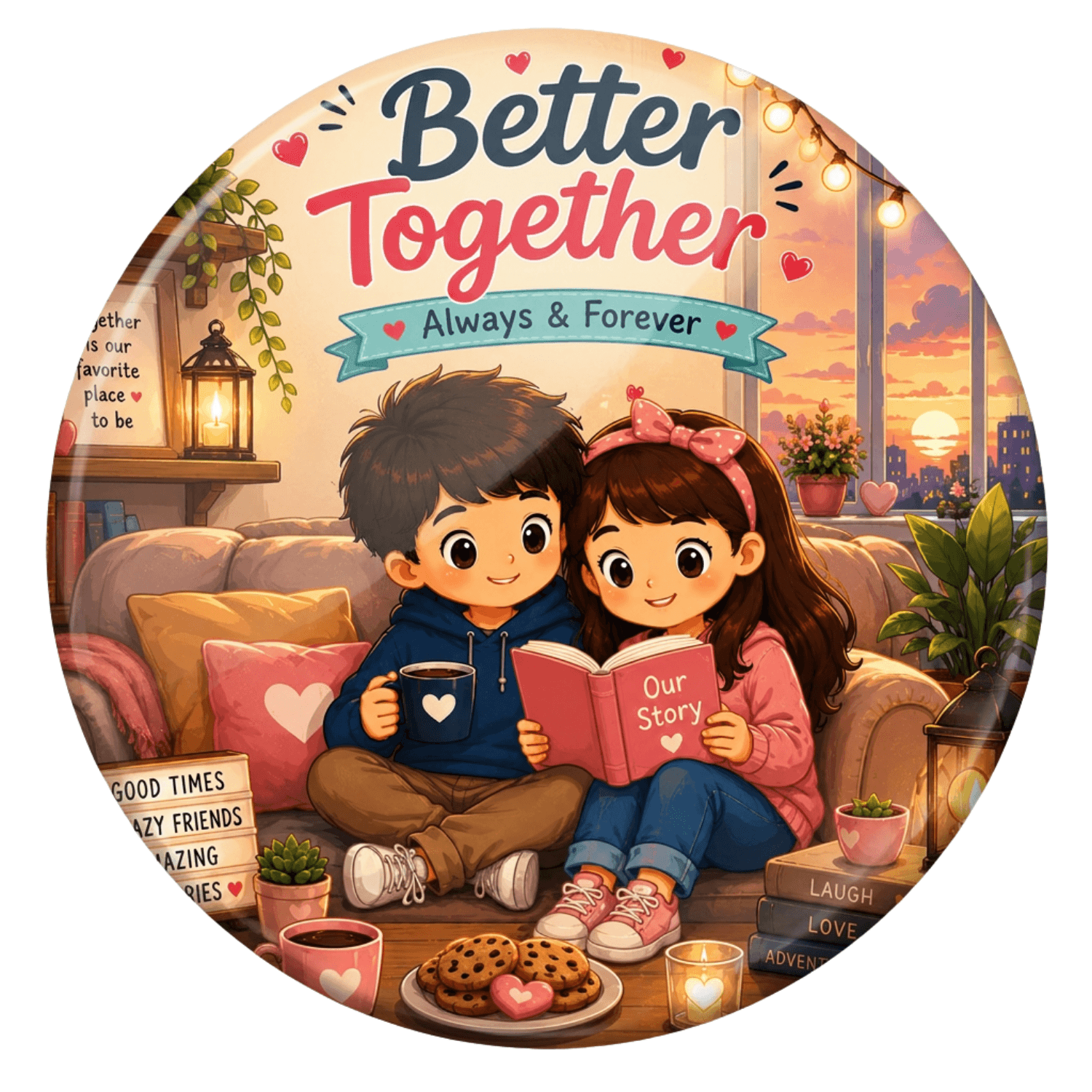 cute-couple-fridge-magnet-home