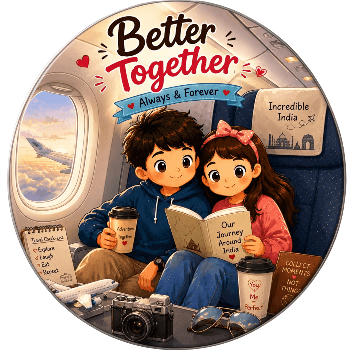 cute-couple-fridge-magnet-plane