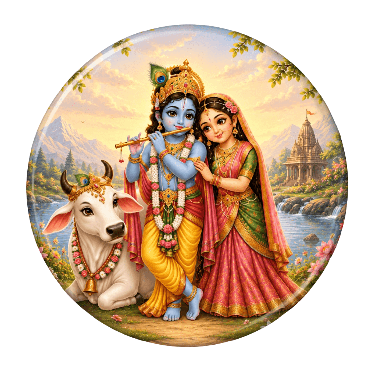 cute-cow-radha-krishna-fridge-magnet