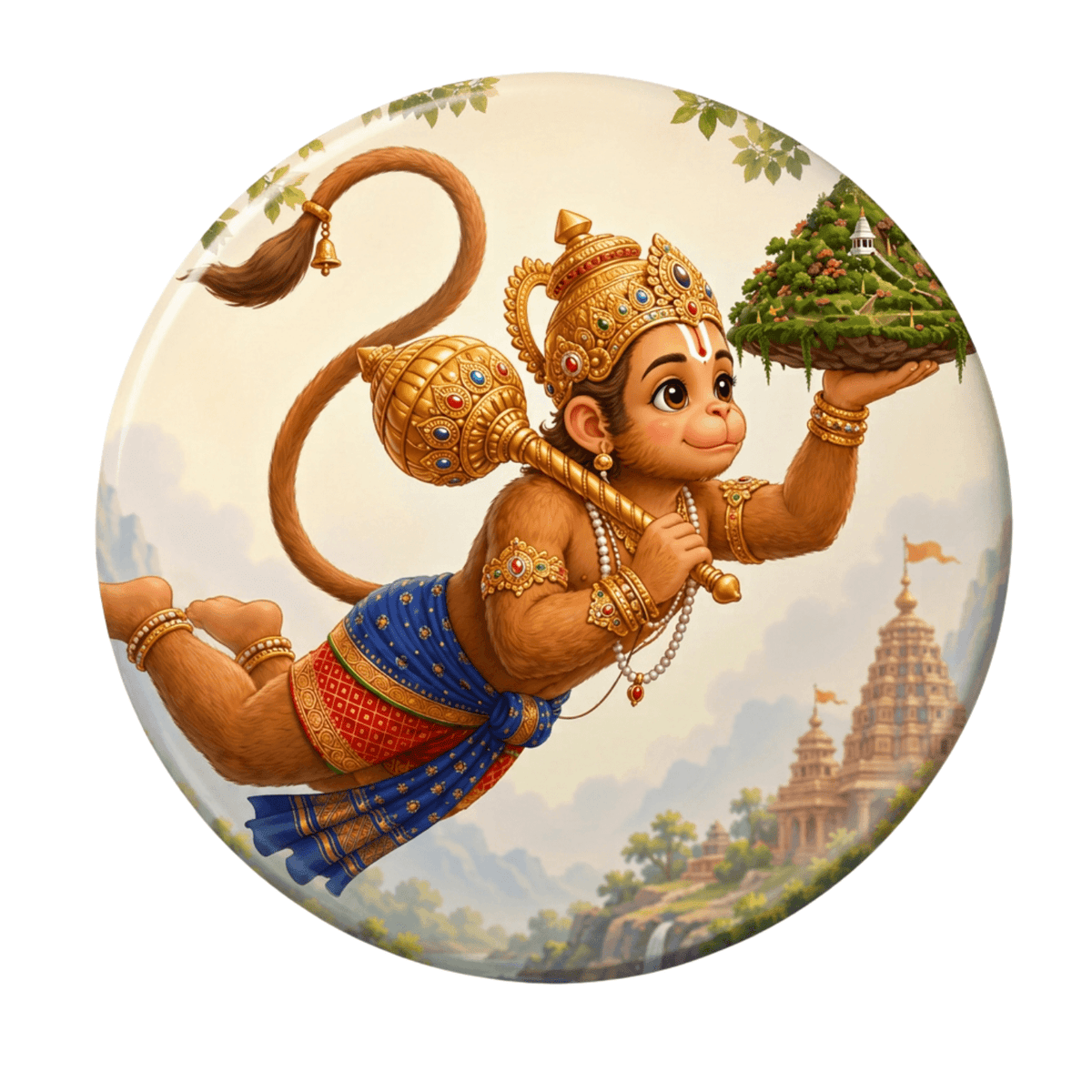 cute-flying-hanuman-fridge-magnet