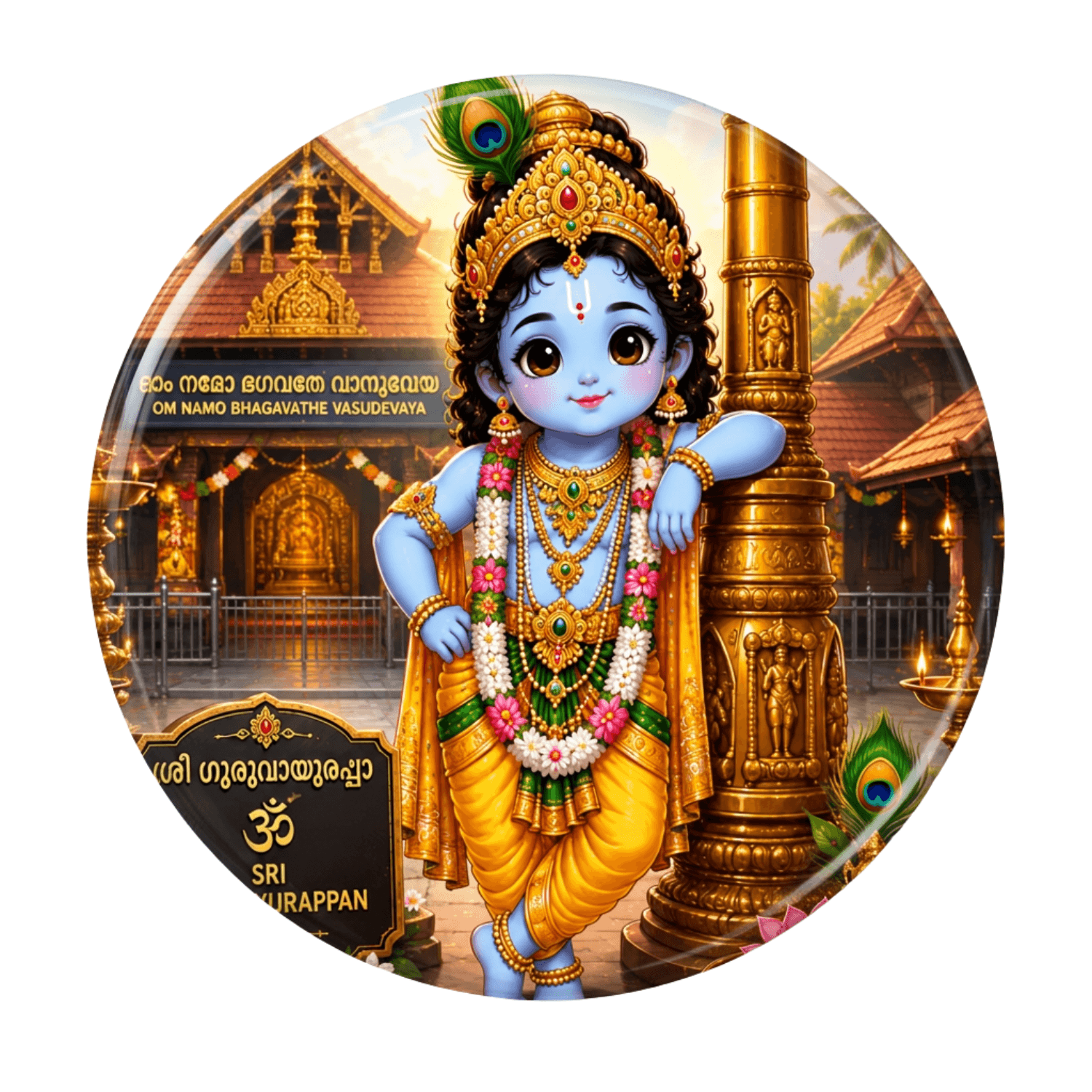 cute-guruvayur-krishnan-fridge-magnet