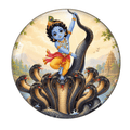 Cute Kaliya Mardana Krishna fridge magnet