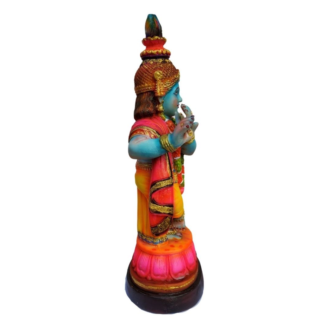 cute-krishna-statue-blue_color-side view