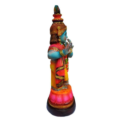 cute-krishna-statue-blue_color-side view