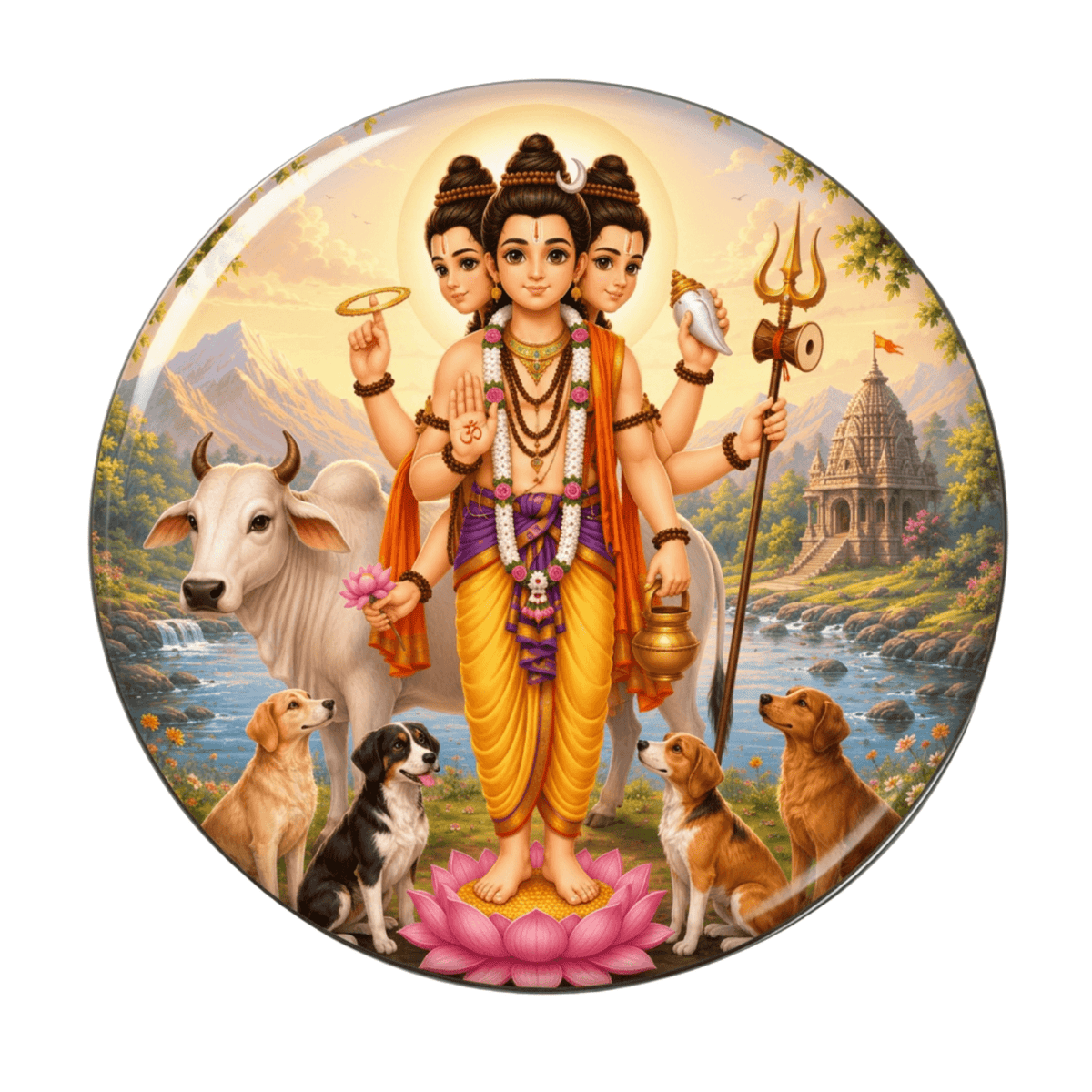 cute-lord-dattatreya-fridge-magnet