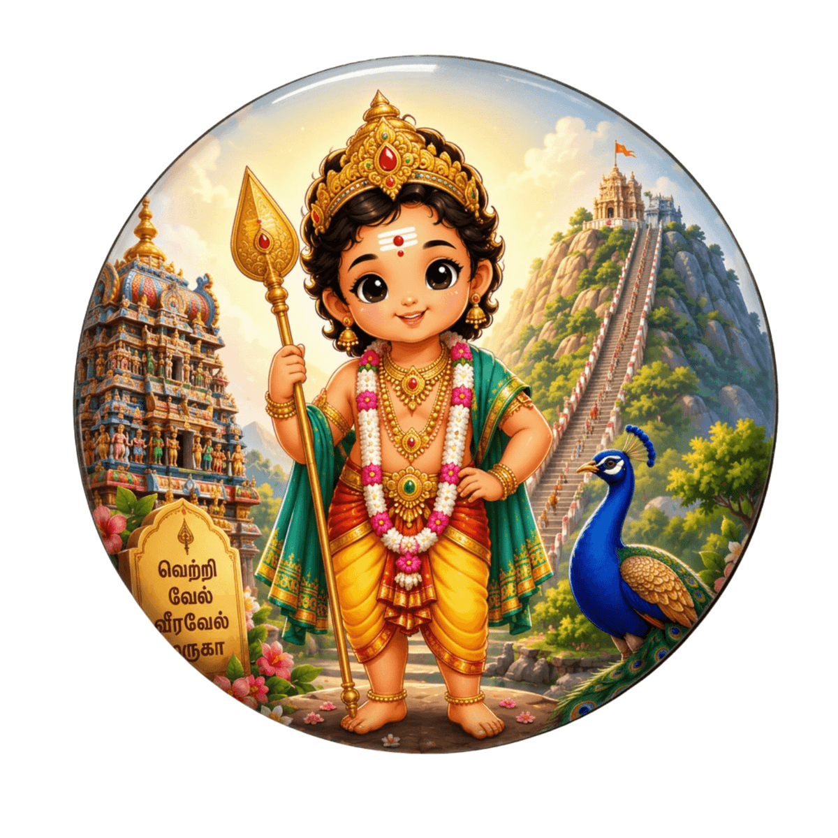 cute-lord-murugan-fridge-magnet