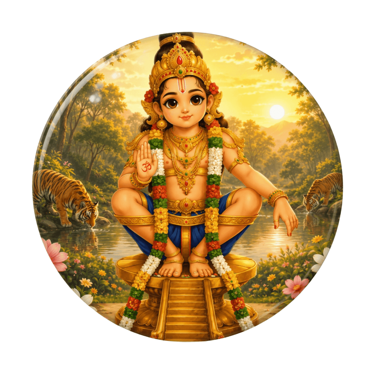 cute-swami-ayyappan-fridge-magnet