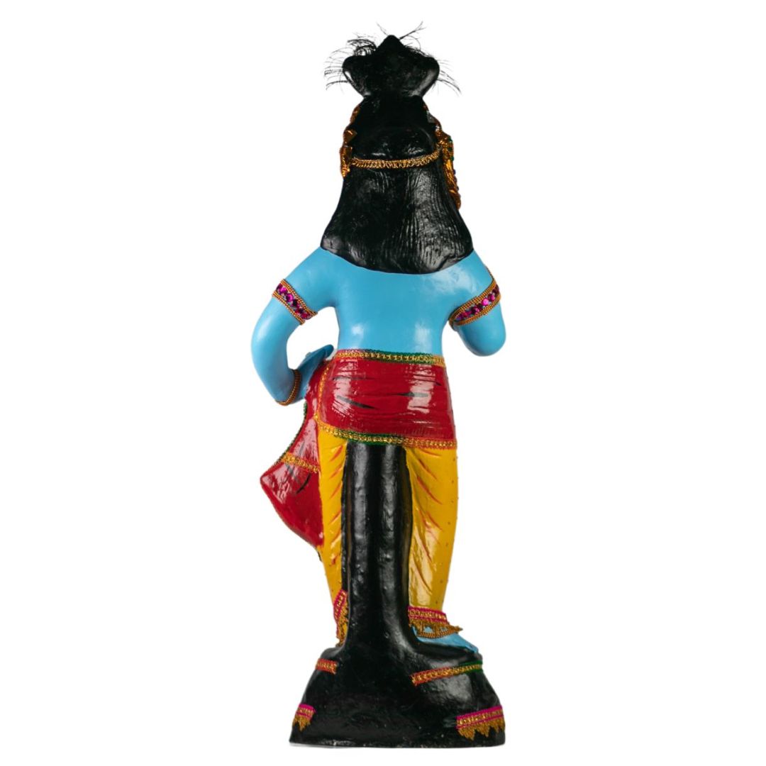 fiber-krishna-statue-back