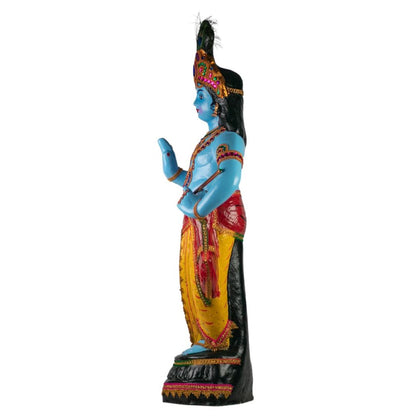 fiber-krishna-statue-side-view