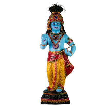 fiber-krishna-statue