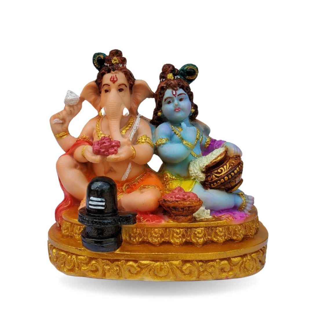 ganesha-and-krishna-statue