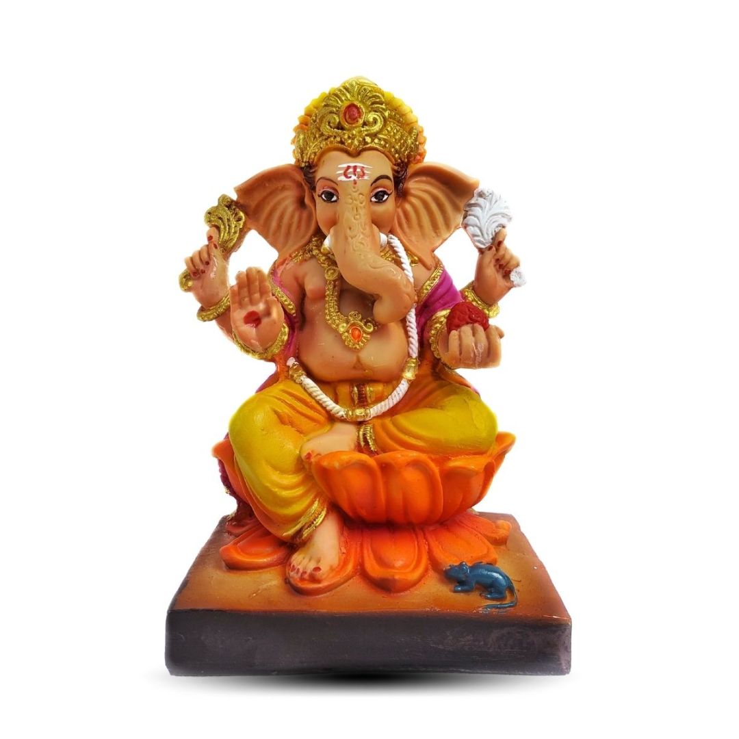 Buy Ganesha statue for Office | Polymarble | 14cm Height – Arte House