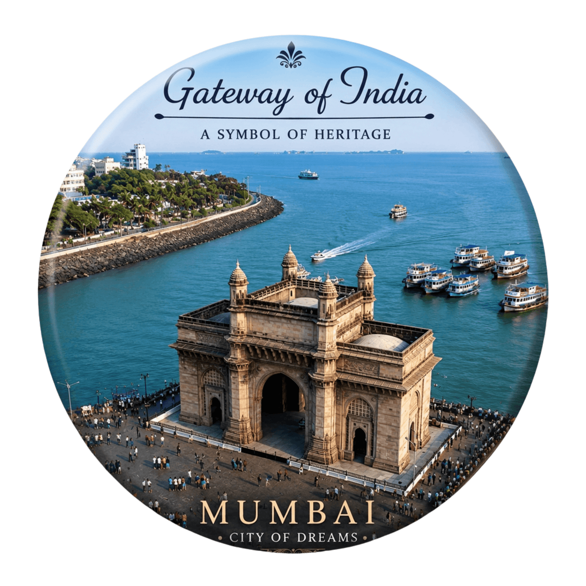 Gateway of India Mumbai Fridge Magnet