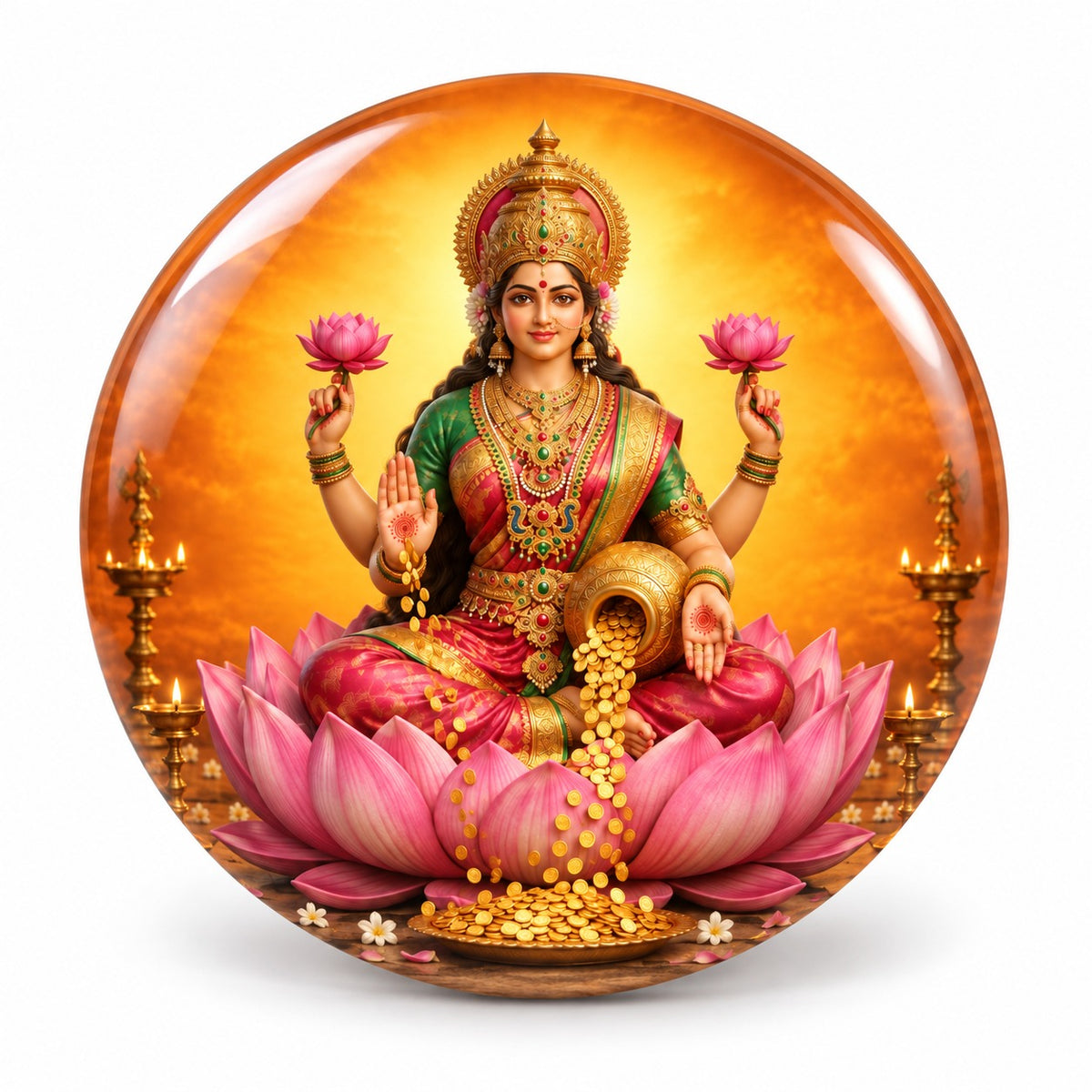 goddess-lakshmi-fridge-magnet