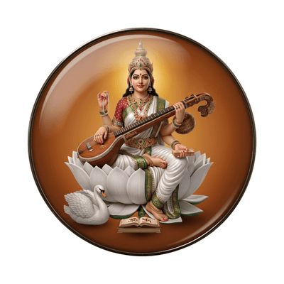 Goddess Saraswathi Fridge Magnet