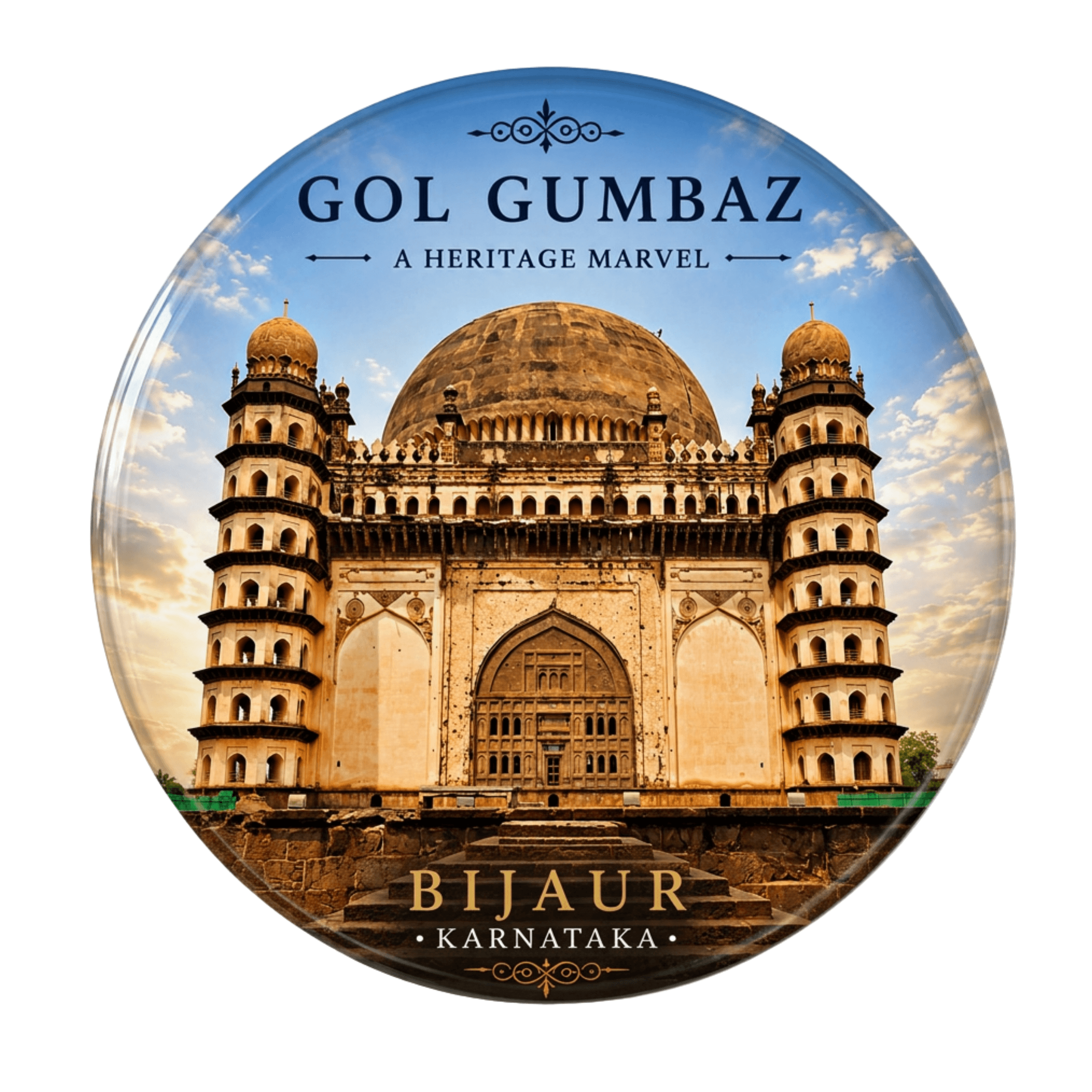 gol-gumbaz-fridge-magnet