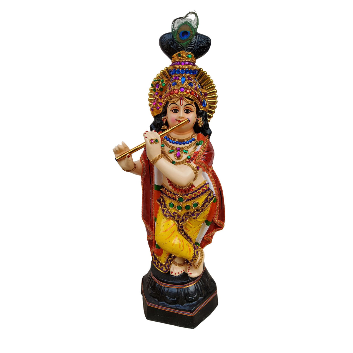 GURUVAYUR KRISHNA IDOL IN FIBRE - 67 CM HEIGHT (2 ft 2 in)