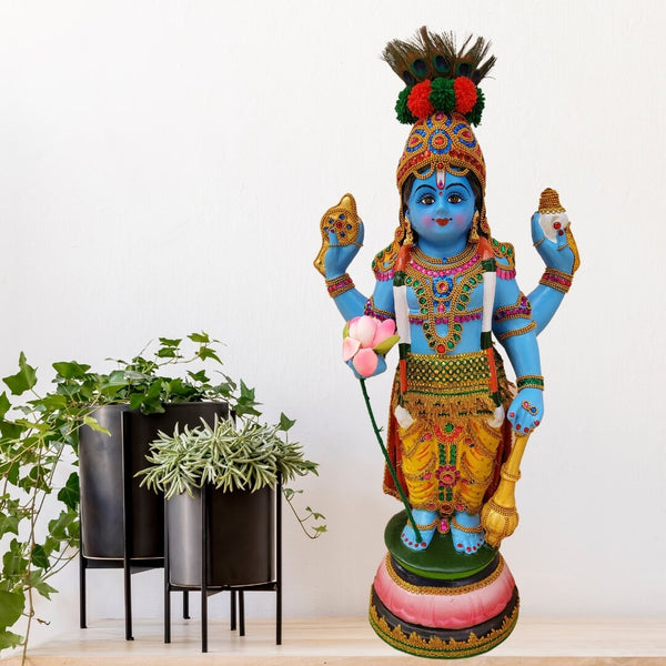 guruvayurappan-statue-fiber-indoor