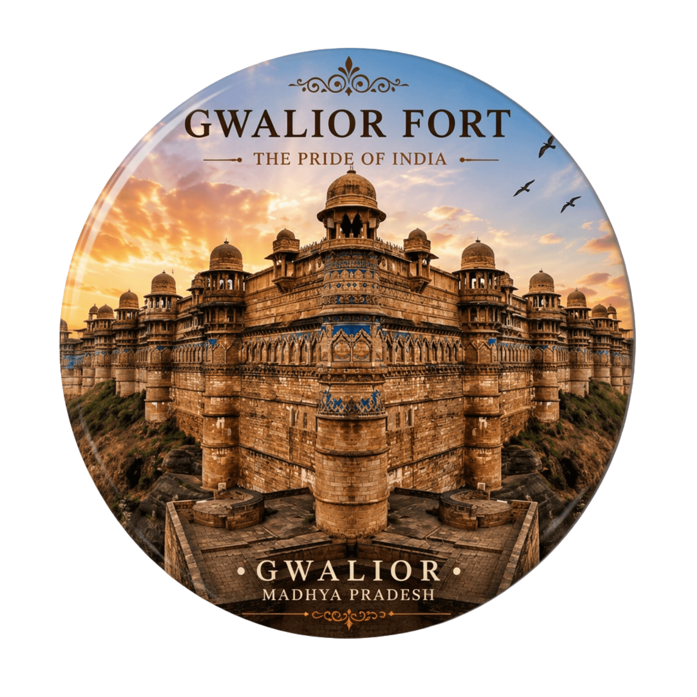 Gwalior Fort Gwalior Fridge Magnet