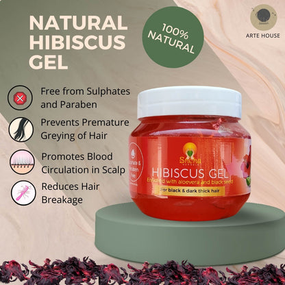 Natural Body-Care Combo of Papaya Gel, Cucumber gel, and Hibiscus Gel-100 gm each