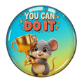 You Can Do It mouse fridge magnet