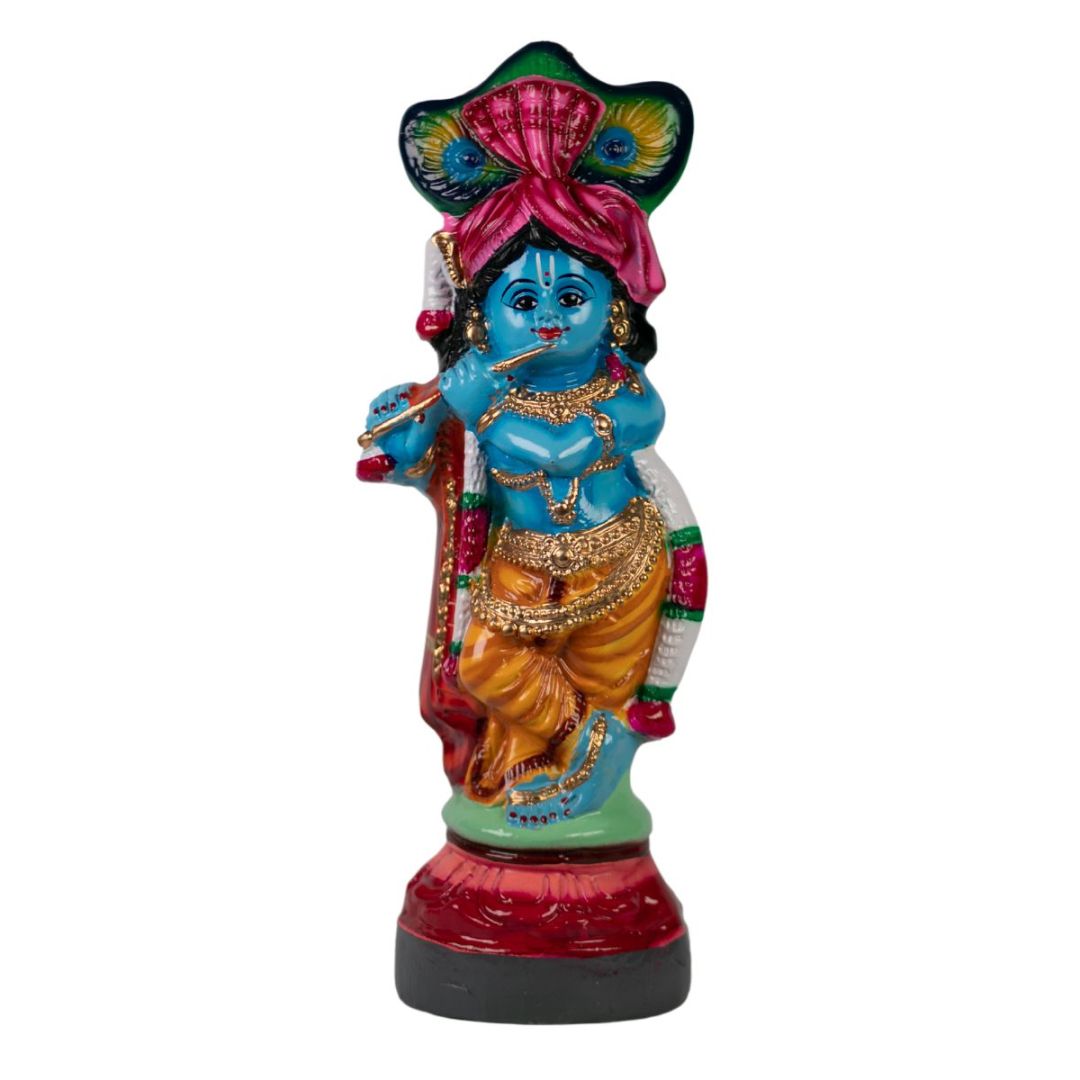 Paper Mache Krishna Idol