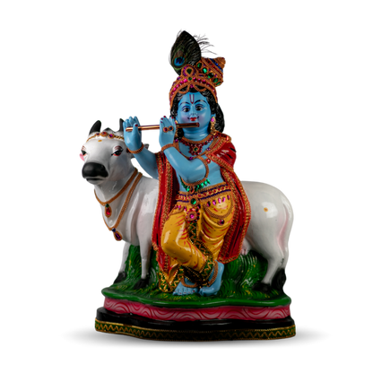 krishna-idol-with-cow