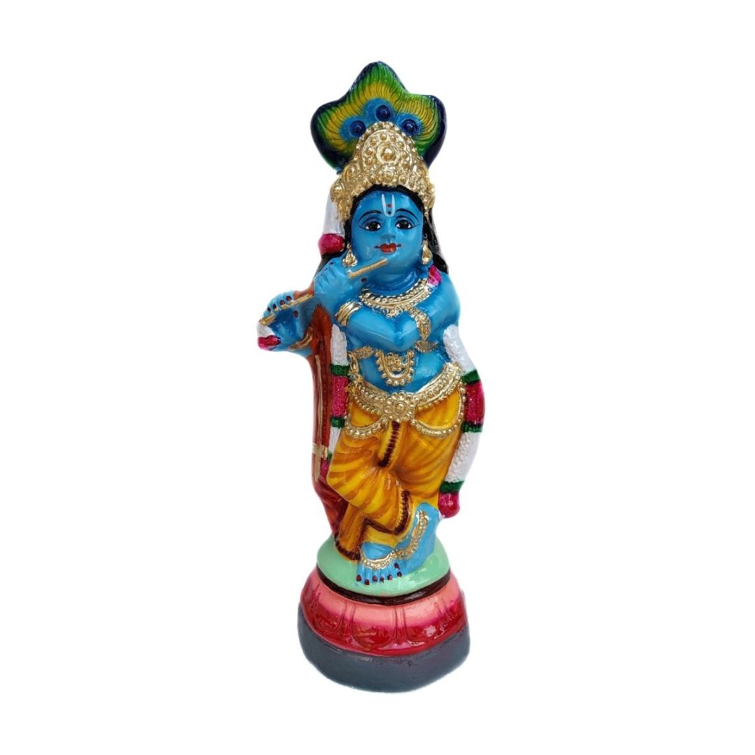 krishna-statue-in-paper-pulp