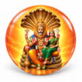 Lord Lakshmi Narasimha fridge magnet
