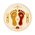 Lakshmi Charan Paduka fridge magnet