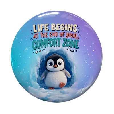 life-begins-beyond-your-comfort-zone-penguin-fridge-magnet