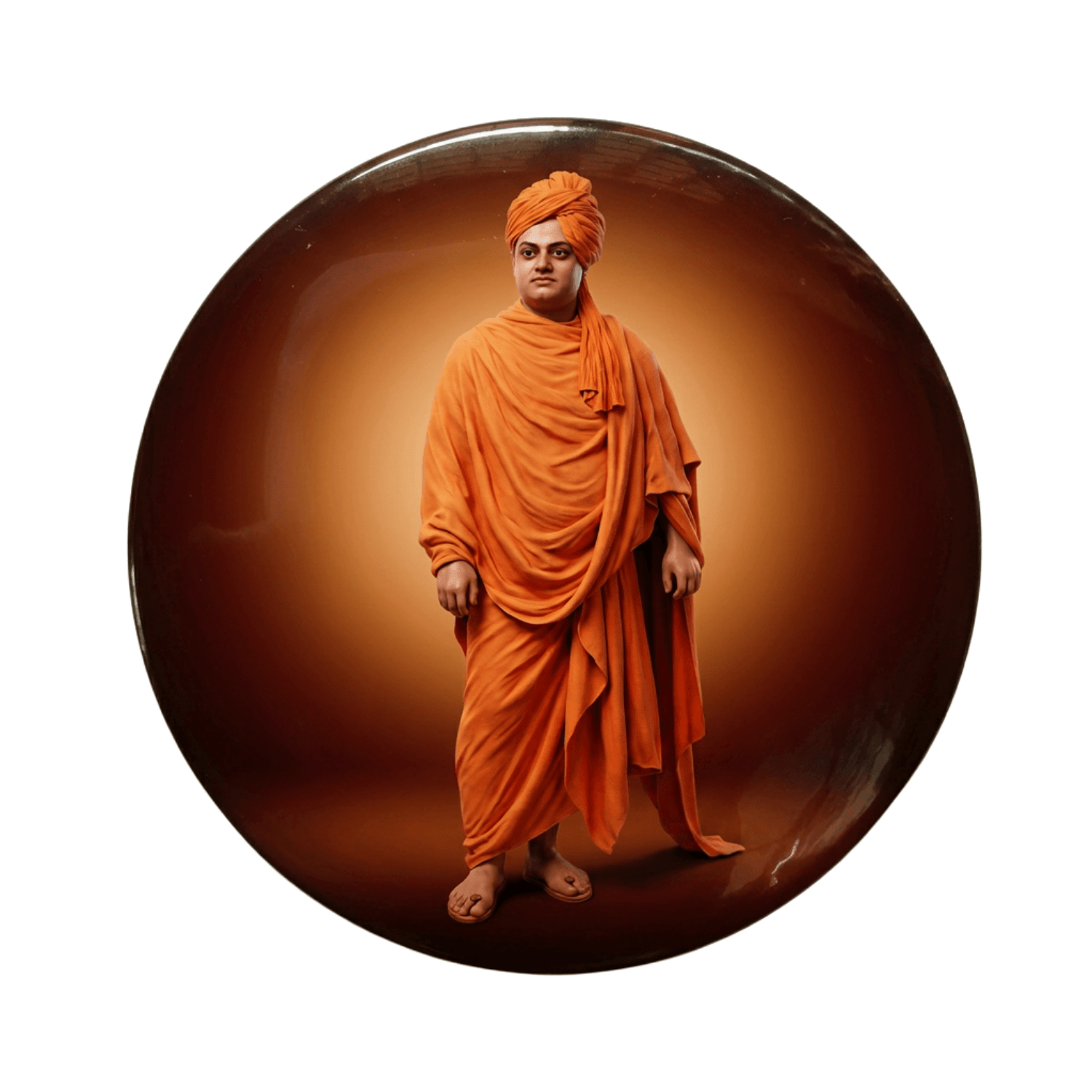 lifelike-swami-vivekananda-round-fridge-magnet-70mm-multicolour-glossy-metal-0