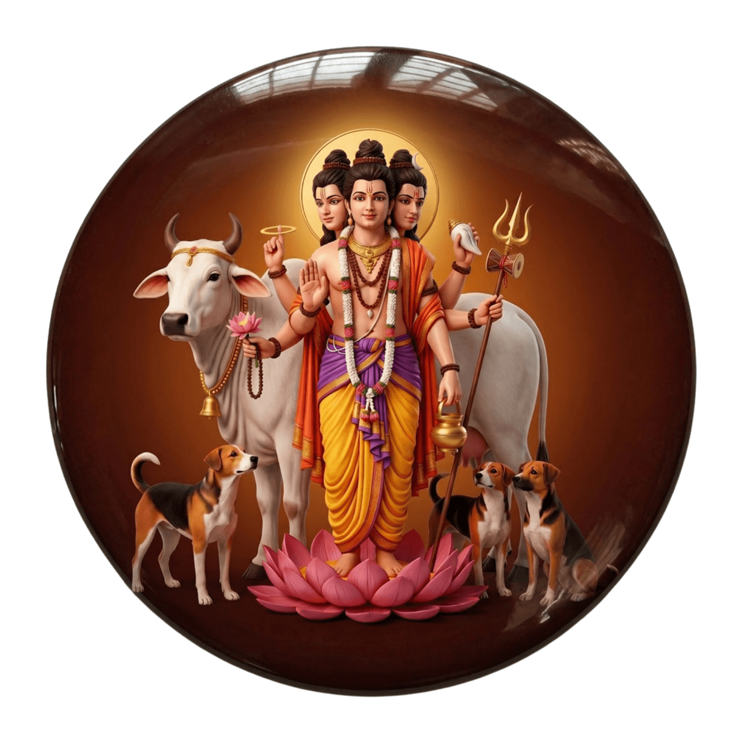 lord-dattatreya-fridge-magnet-70mm