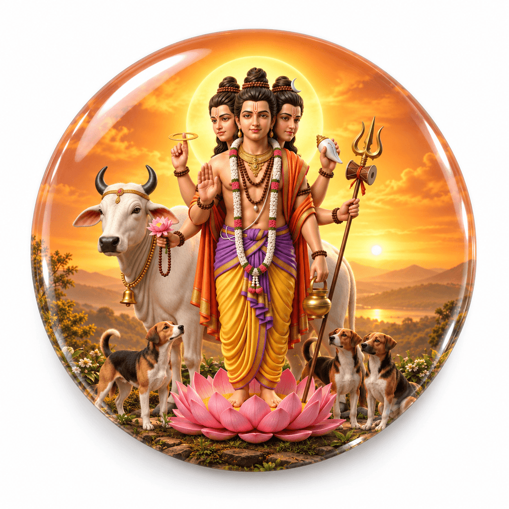 lord-dattatreya-fridge-magnet