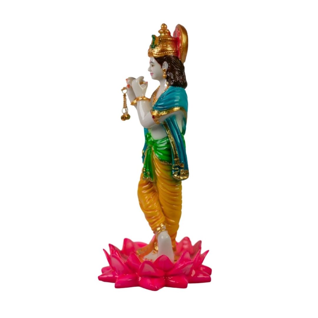 lotus-krishna-idol-side-view