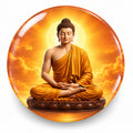 meditating-buddha-round-fridge-magnet