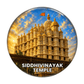 Siddhivinayak Temple fridge magnet