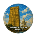 Murudeshwar Temple fridge magnet