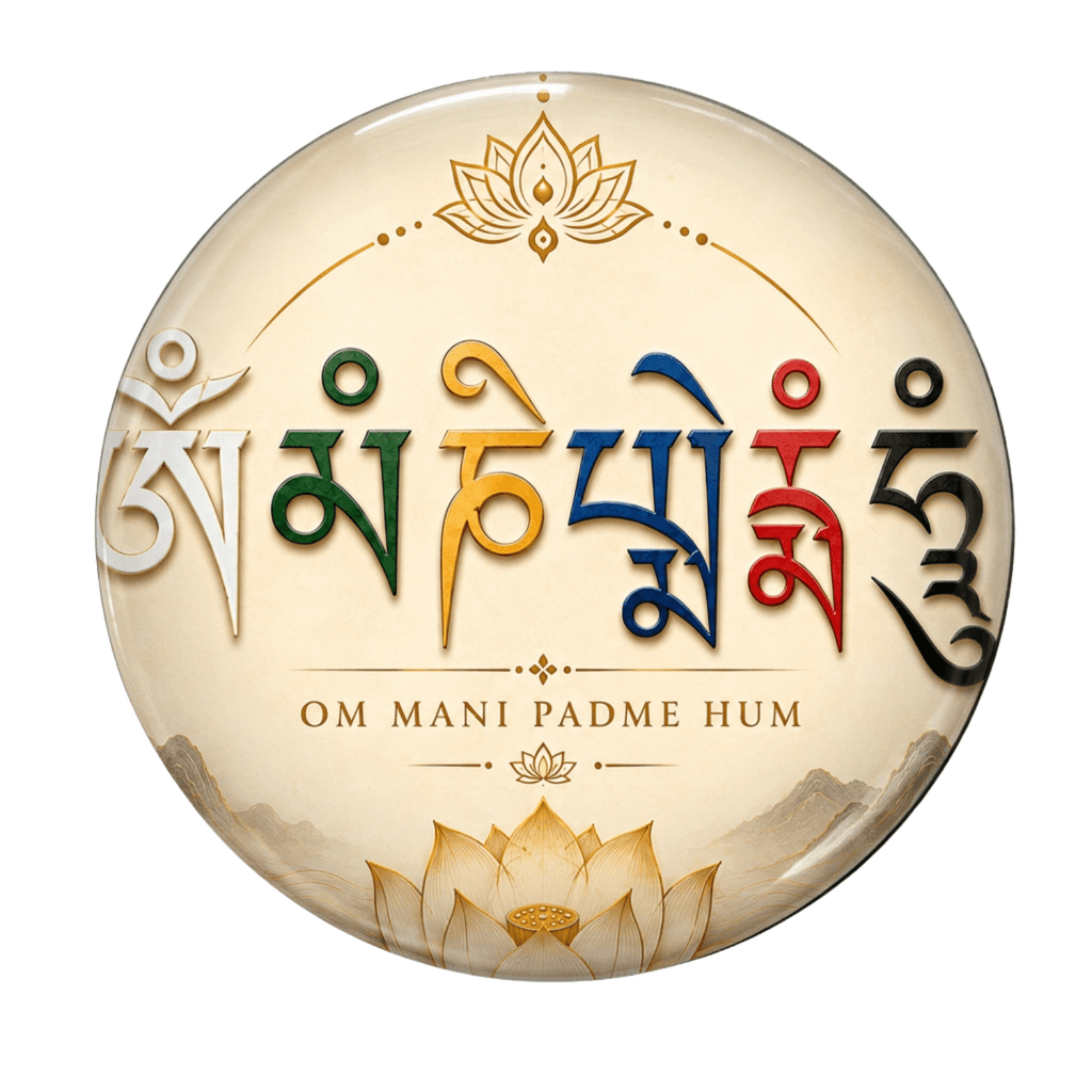 Om Mani Padme Hum fridge magnet