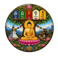 Om Mani Padme Hum Fridge Magnet