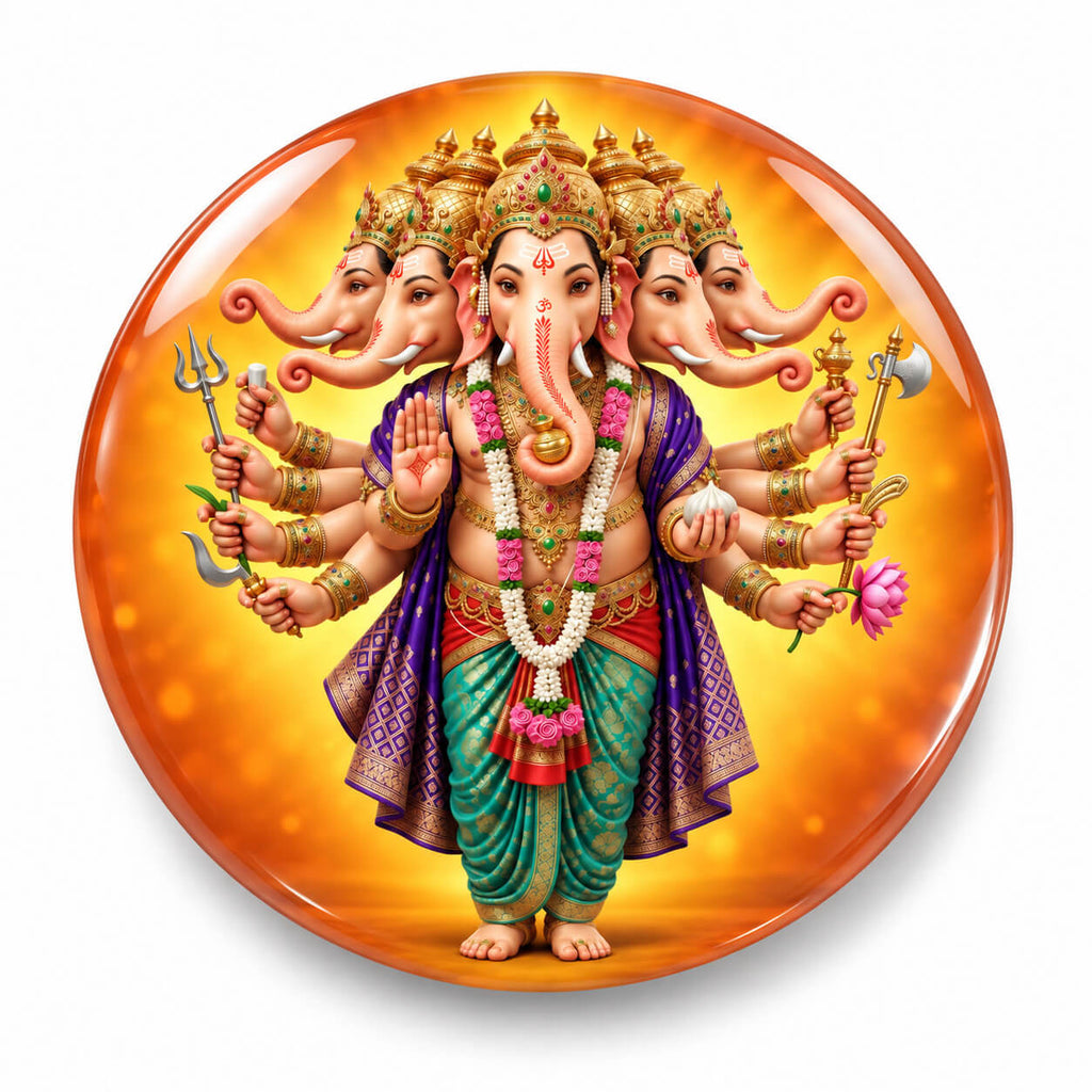 panchamukhi-ganesha-fridge-magnet