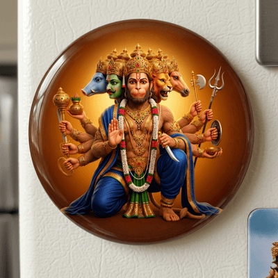 Panchamukhi Hanuman Fridge Magnet