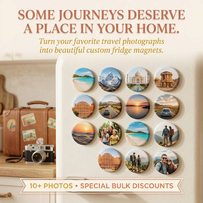 Custom Photo Fridge Magnets
