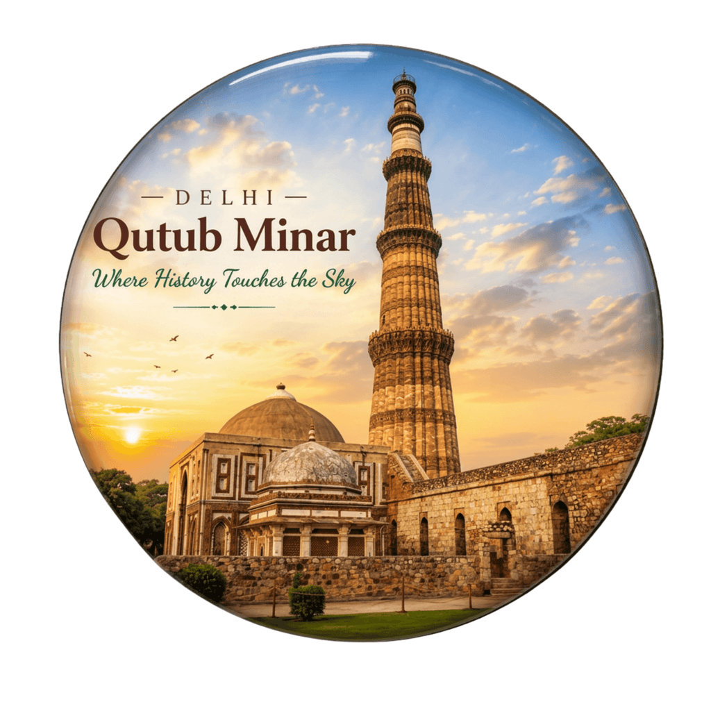 Qutub Minar fridge magnet